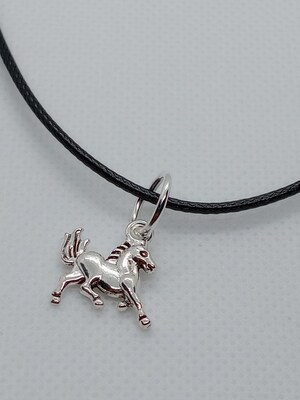 Charm Fashion Necklace on 18 inch leather rope cord - image2